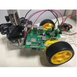 night vision security patrolling robot with sound sensing